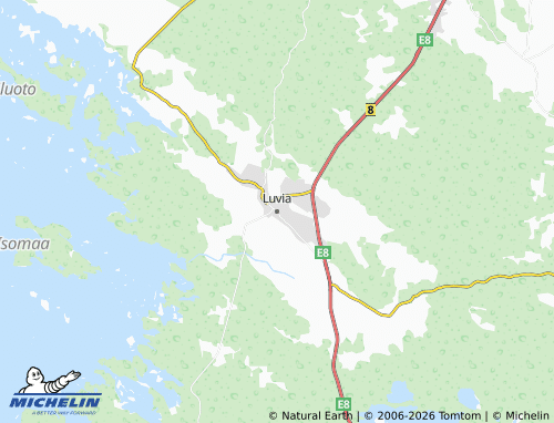 Carte MICHELIN Luvia - ViaMichelin