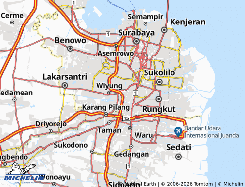 MICHELIN Karah map - ViaMichelin