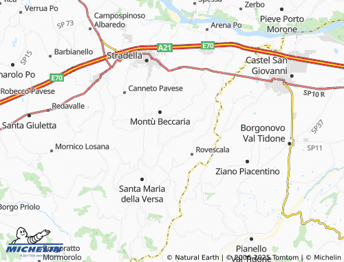 Mappa MICHELIN Casa Barbieri - ViaMichelin