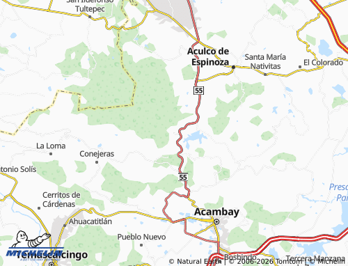 Mappa MICHELIN San Antonio El Zethe - ViaMichelin