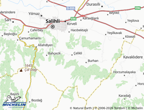 MICHELIN Çelikli map - ViaMichelin