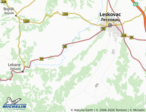 Mapa MICHELIN Togočevce - ViaMichelin