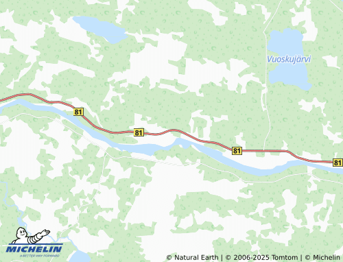 MICHELIN Tennilä map - ViaMichelin