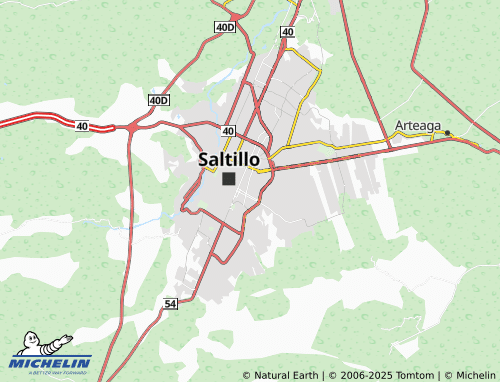 MICHELIN Agua Azul map - ViaMichelin