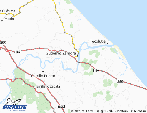 Mapa MICHELIN Del Carmen - ViaMichelin