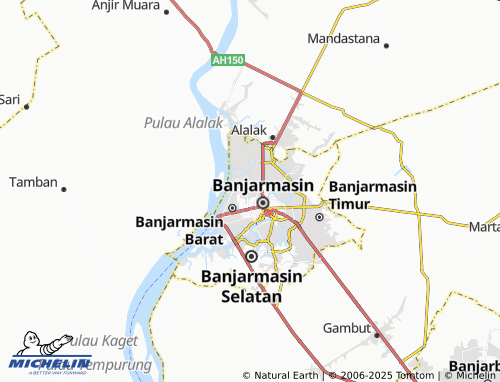 MICHELIN Belitung Selatan map - ViaMichelin