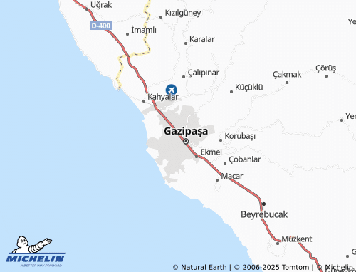 MICHELIN Cumhuriyet map - ViaMichelin