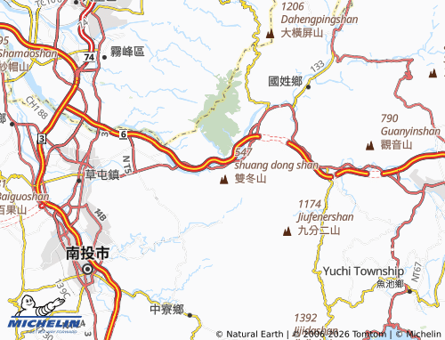 Mapa MICHELIN shuang dong - ViaMichelin