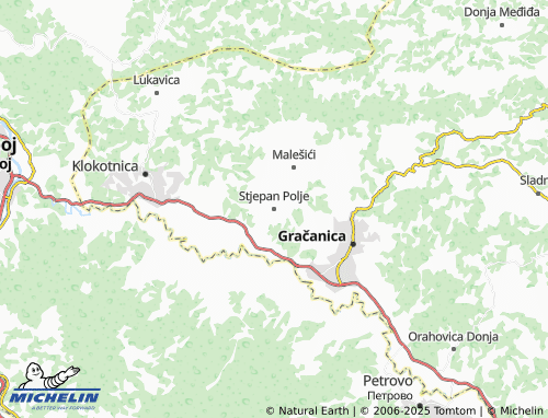MICHELIN Stjepan Polje map - ViaMichelin