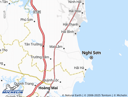 MICHELIN Mai Lâm map - ViaMichelin