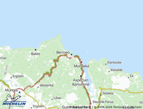 Mappa MICHELIN Bermeo - ViaMichelin