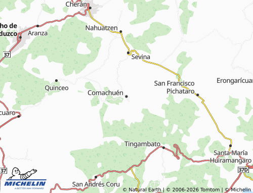 Mapa MICHELIN Comachuén - ViaMichelin