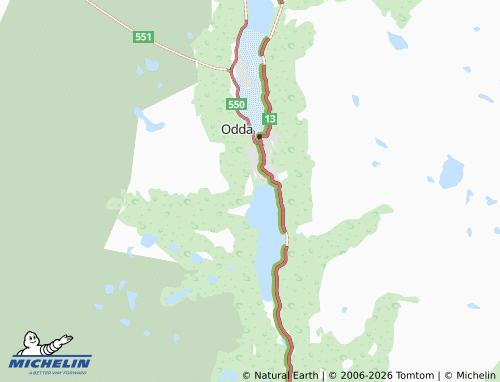 MICHELIN-Landkarte Eidesåsen - ViaMichelin