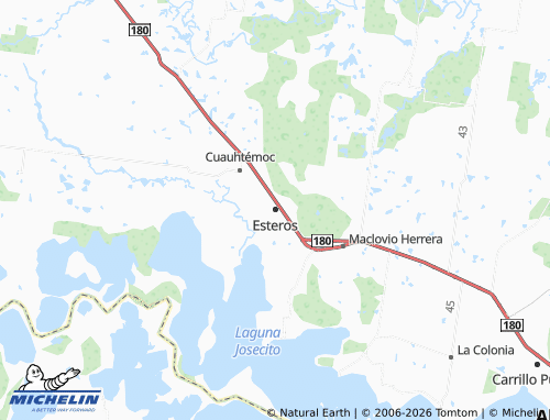 Mapa MICHELIN Esteros - ViaMichelin