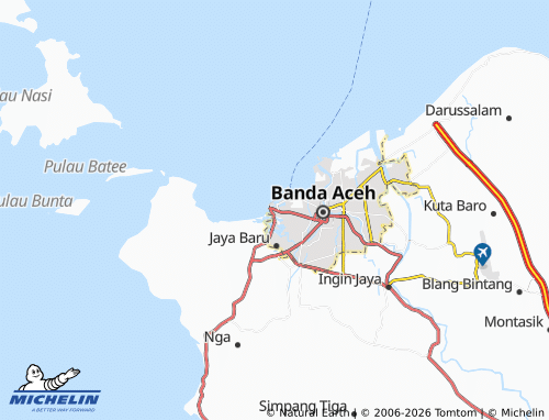 MICHELIN Meuraxa map - ViaMichelin