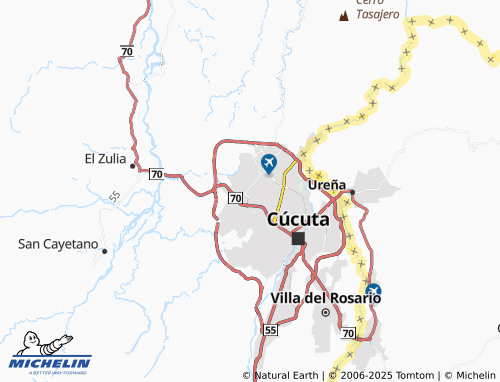 MICHELIN Motilones map - ViaMichelin