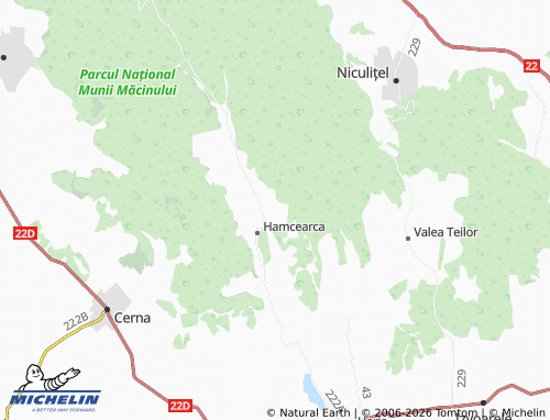 MICHELIN Căprioara map - ViaMichelin