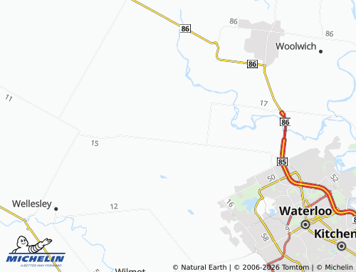 Mappa MICHELIN Saint Clements - ViaMichelin