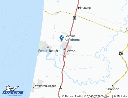 Mapa MICHELIN Foxton - ViaMichelin