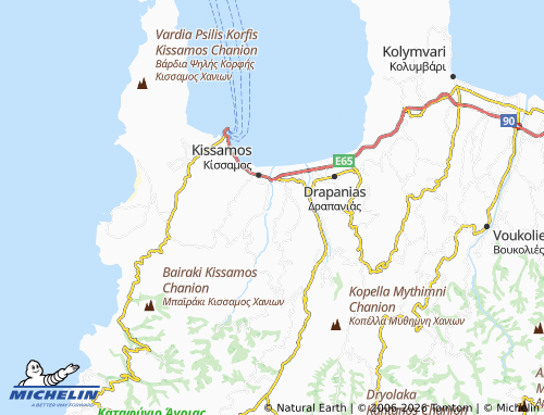 MICHELIN Dafni map - ViaMichelin