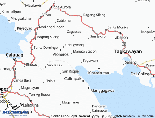 MICHELIN Mangayao map - ViaMichelin