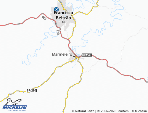 MICHELIN-Landkarte Marmeleiro - ViaMichelin