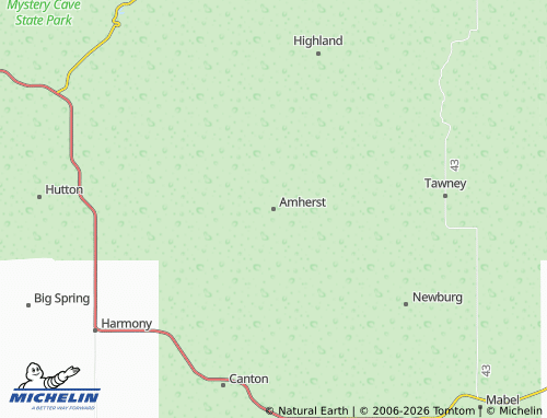Mapa MICHELIN Amherst - ViaMichelin