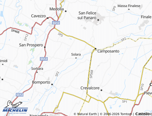 MICHELIN-Landkarte Solara - ViaMichelin