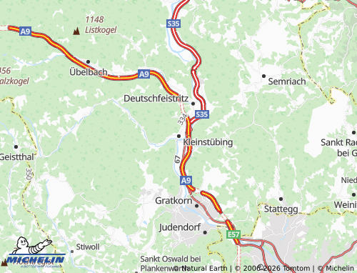 MICHELIN Kleinstübing map - ViaMichelin