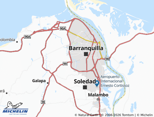 Carte MICHELIN El Bosque - ViaMichelin