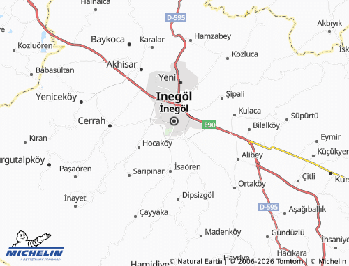 MICHELIN Hamidiye Mahallesi map - ViaMichelin