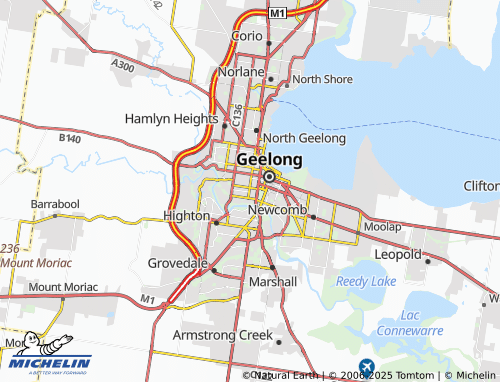 MICHELIN Newtown map - ViaMichelin