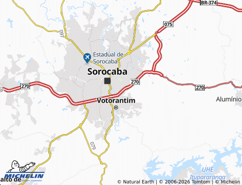 Mapa MICHELIN Vila Sabiá - ViaMichelin