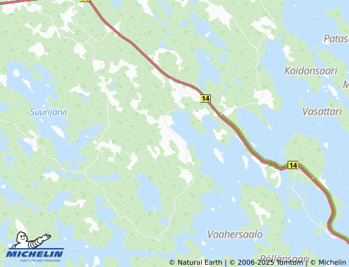 MICHELIN-Landkarte Lahdenkylä - ViaMichelin