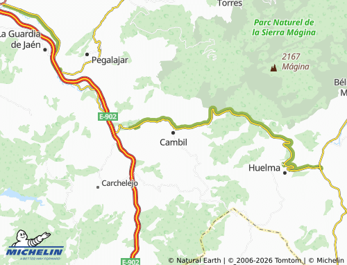 MICHELIN Cambil map - ViaMichelin