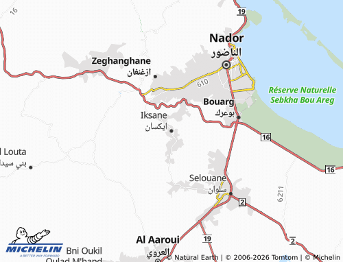 MICHELIN Eeksan map - ViaMichelin