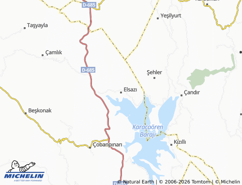 MICHELIN Elsazı map - ViaMichelin