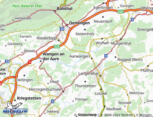 Mapa MICHELIN Bannwil - ViaMichelin