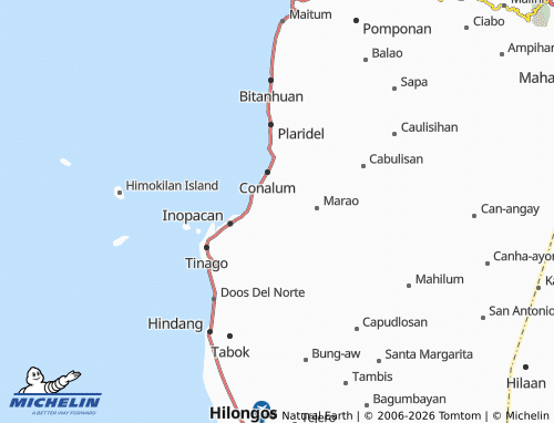 MICHELIN Jubasan map - ViaMichelin