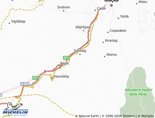 Mappa MICHELIN Güzelce - ViaMichelin