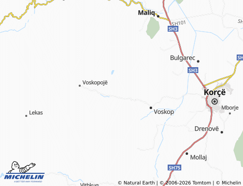 Mapa MICHELIN Gjonomadh - ViaMichelin