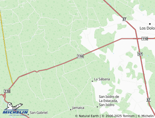 MICHELIN Llano de Abajo map - ViaMichelin