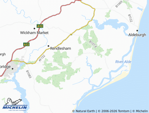 Carte MICHELIN Wantisden Corner - ViaMichelin