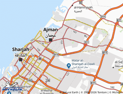 MICHELIN Mowaihat 2 map - ViaMichelin