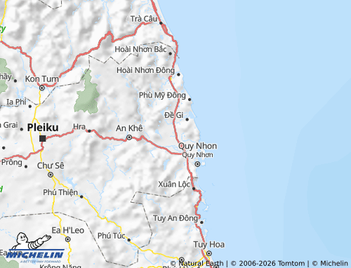 Mapa MICHELIN Phù Cát - ViaMichelin