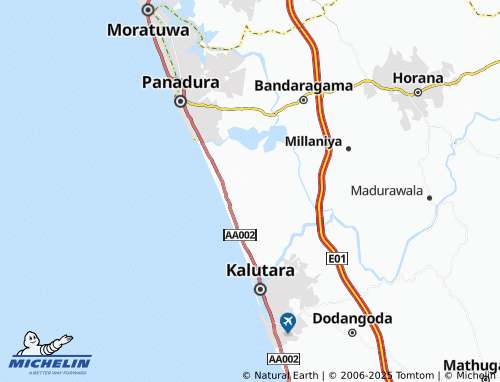 MICHELIN-Landkarte Pothupitiya East - ViaMichelin