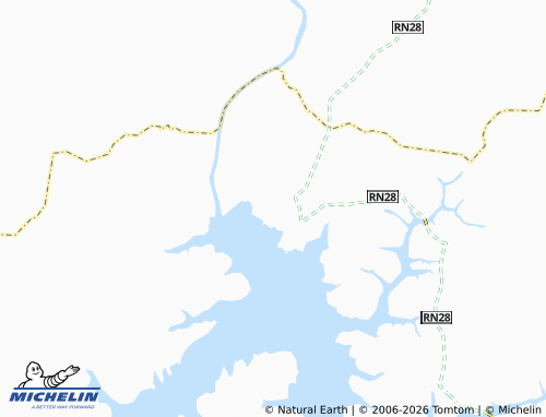 MICHELIN Dalabala map - ViaMichelin