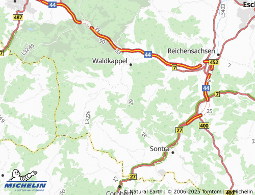 MICHELIN Rechtebach map - ViaMichelin