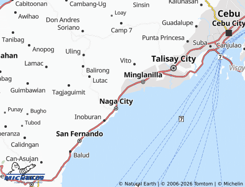 MICHELIN Tuyan map - ViaMichelin