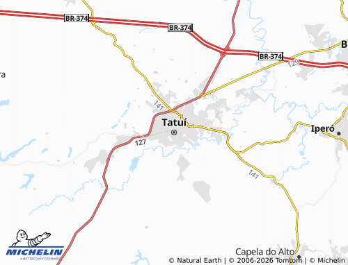 Mapa MICHELIN Tatuí - ViaMichelin